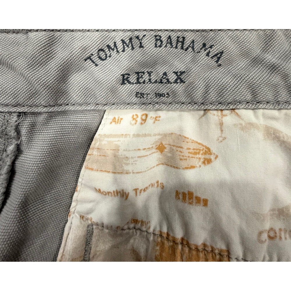 Tommy Bahama Relax Cargo Shorts Men's 44 Gray Tencel Lyocell Utility - Picture 7 of 8
